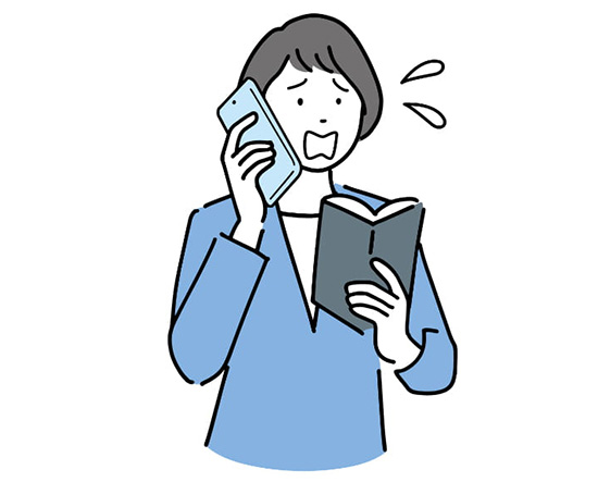 時間・相談方法・相談する相手が難しい